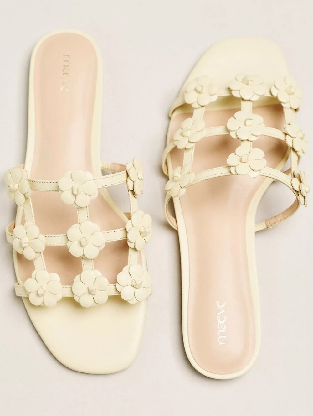 Maeve Flower Cage Slider Sandals